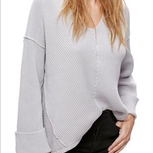 Free People La Brea V-Neck Sweater